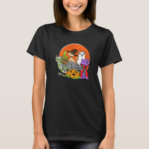 Camiseta Películas de terror que me dan gato Gato de Hall