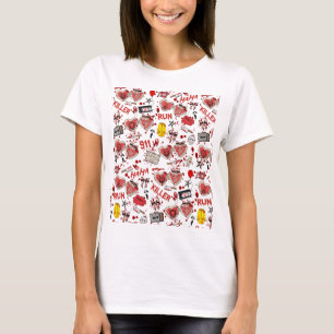 Camiseta Películas de Terror Salpicaduras de Sangre