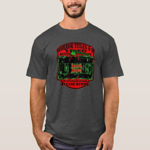 Camiseta Películas de Terror -Títulos de Terror V.H.S A-D V