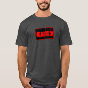 Camiseta Películas de Terror - Videocasete Rojo/Negro