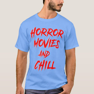 Camiseta Películas de Terror Y Chillrue Crimen Asesino en S