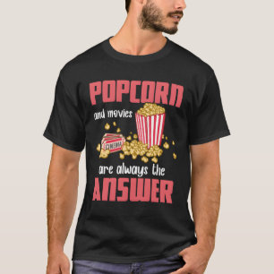 Camiseta Películas divertidas de palomitas de maíz