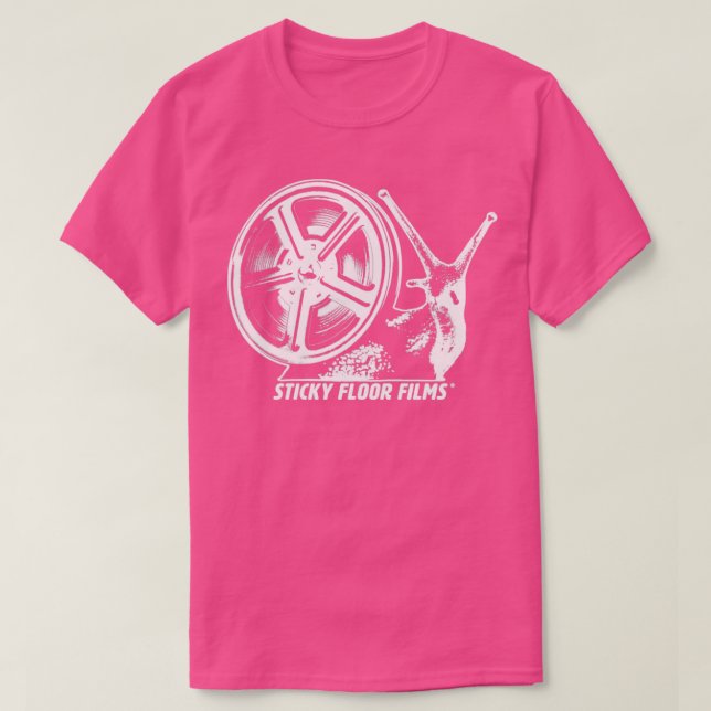 Camiseta Películas pegajosas en el suelo (Diseño del anverso)