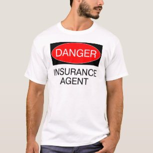 Camiseta Peligro - Agente de seguros Funny Bolsa de Gorra d