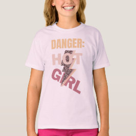 Camiseta Peligro, candente lema chica