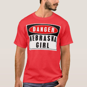 Camiseta peligro chica Nebraska