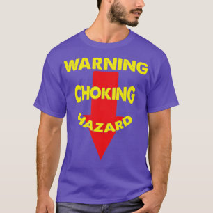 Camiseta Peligro de choque de advertencia
