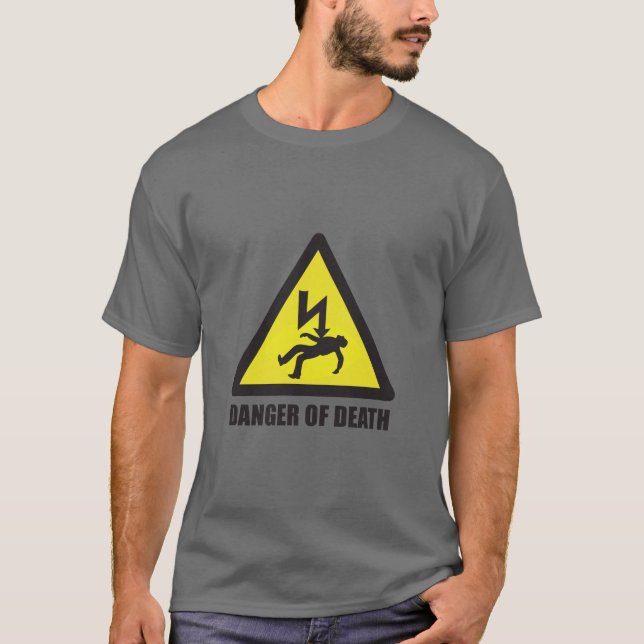 Camiseta Peligro de la muerte (NINGÚN Ctrl) para hombre (Anverso)