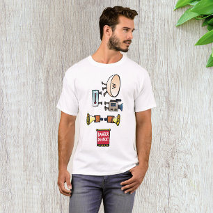 Camiseta Peligro de peligro Mens T-Shirt