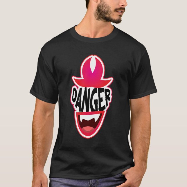 Camiseta Peligro de risa (Anverso)