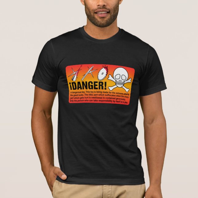 Camiseta ¡PELIGRO del ¡! (Anverso)