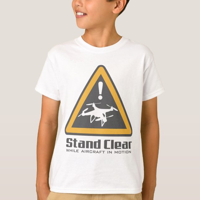 Camiseta Peligro del fantasma de DJI (Anverso)