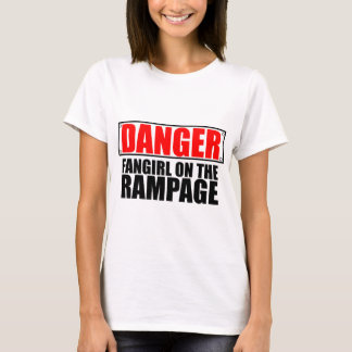 Camiseta PELIGRO: Fangirl en el alboroto