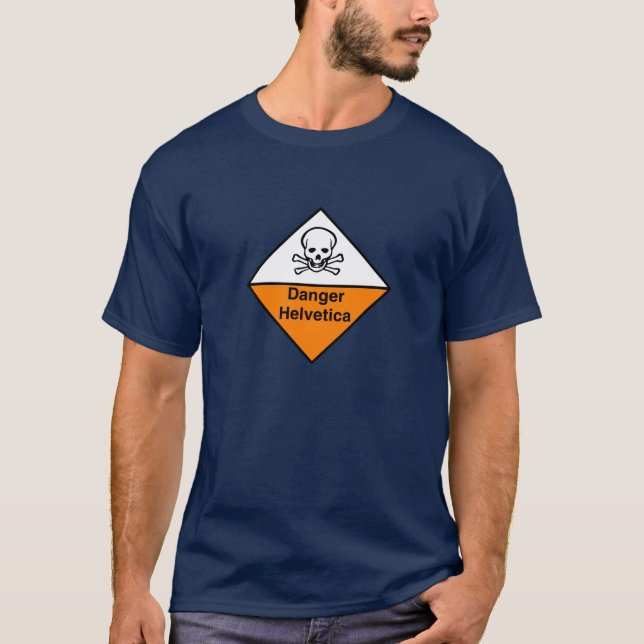 Camiseta Peligro Helvética (Anverso)