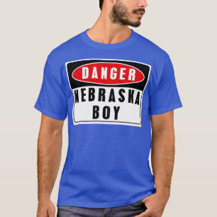 Camiseta peligro niño de Nebraska