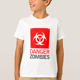 Camiseta Peligro para los zombis