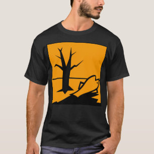 Camiseta Peligroso Para El Símbolo De Riesgo Ambiental