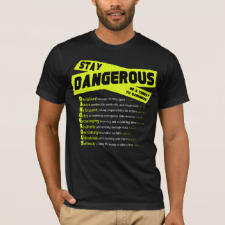 Camiseta Peligroso - Suave Extra-Slim-Fit - Tamaño de pedid