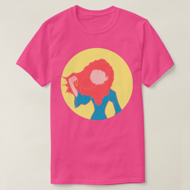 Camiseta pelirroja 5 (Diseño del anverso)