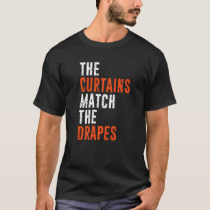 Camiseta Pelirroja Jengibre Las cortinas coinciden con cort