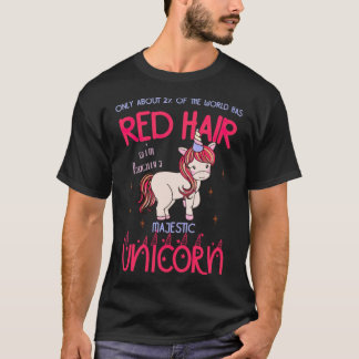 Camiseta pelirrojo, pelo rojo, fresco