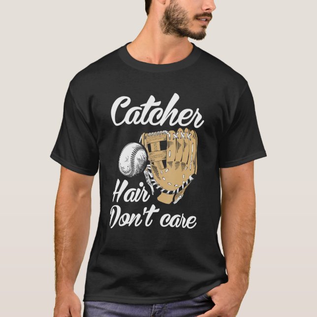Camiseta Pelo De Catcher No Le Importa La Noche Funeraria D (Anverso)