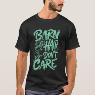 Camiseta Pelo de Cuadra No Importa, Equitación Divertida Am