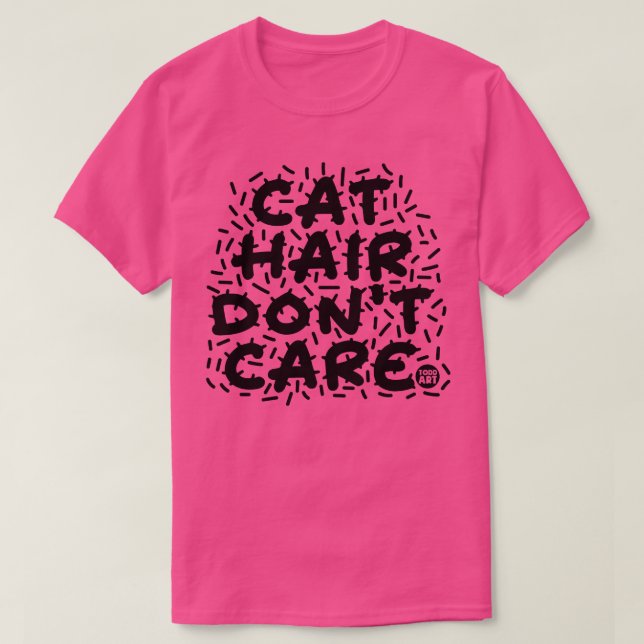 Camiseta pelo de gato (Diseño del anverso)