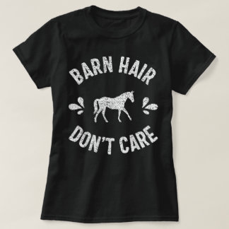 Camiseta Pelo de granero no importa amante del caballo de c