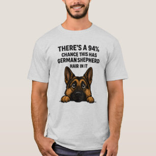 Camiseta Pelo de Pastor Alemán en Todo Humor de Dueño de Pe