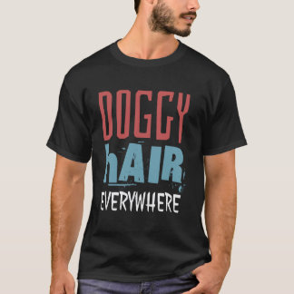 Camiseta Pelo de Perrito por Todas Partes Divertido Siberia