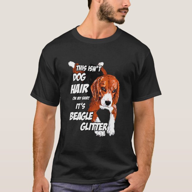 Camiseta Pelo De Perro En Mi Beagle (Anverso)