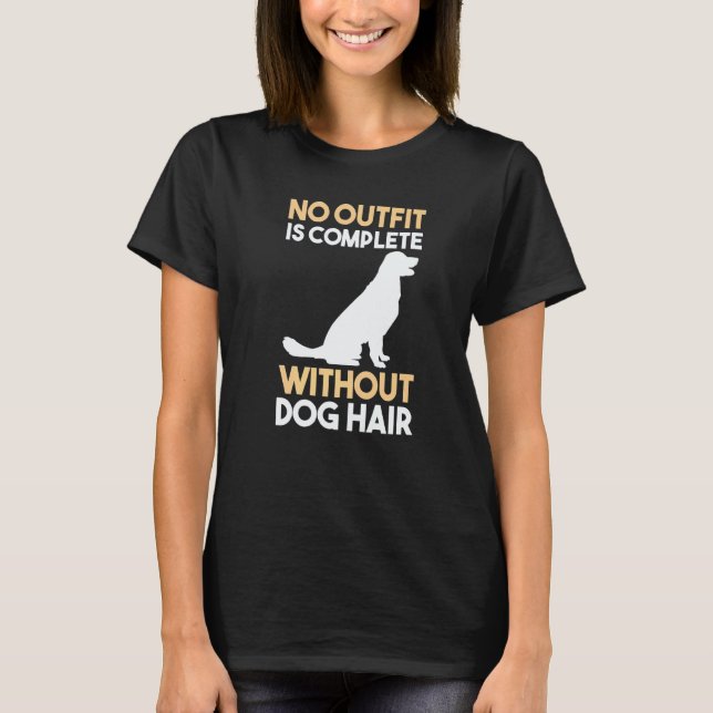Camiseta Pelo de perro Golden Retriever Labrador (Anverso)