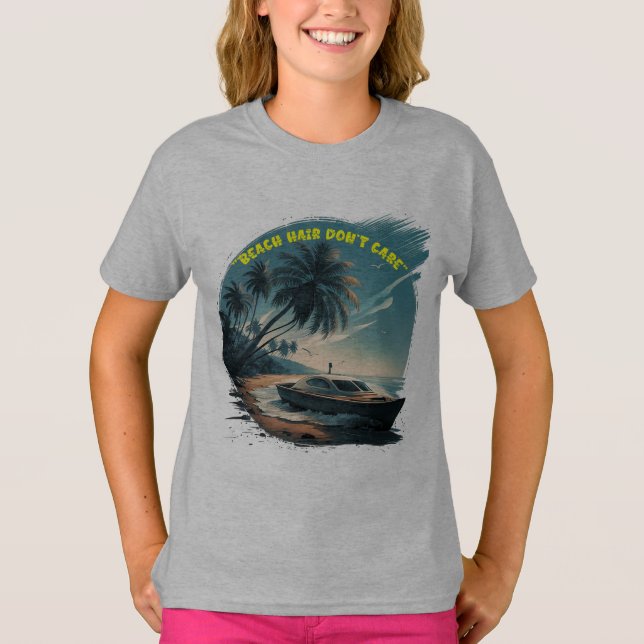 CAMISETA PELO DE PLAYA, NO TE IMPORTE (Anverso)