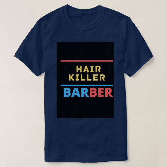 Camiseta PELO kILLER barber t (Diseño del anverso)