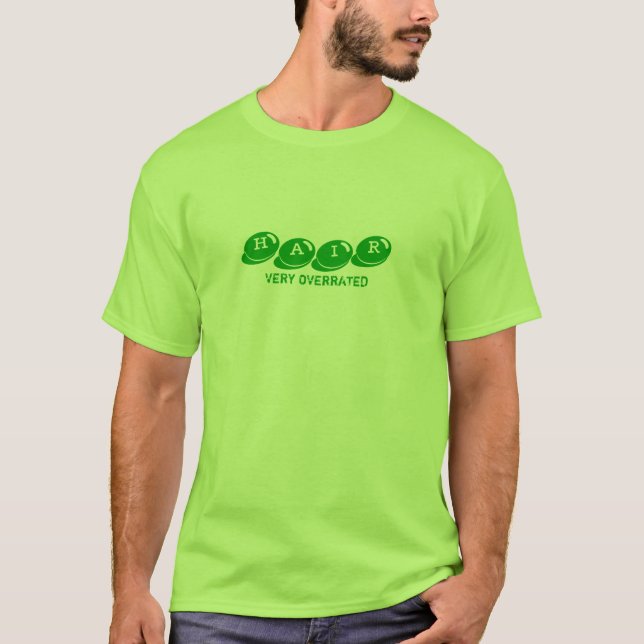 CAMISETA PELO, MUY SOBRESTIMADO (Anverso)