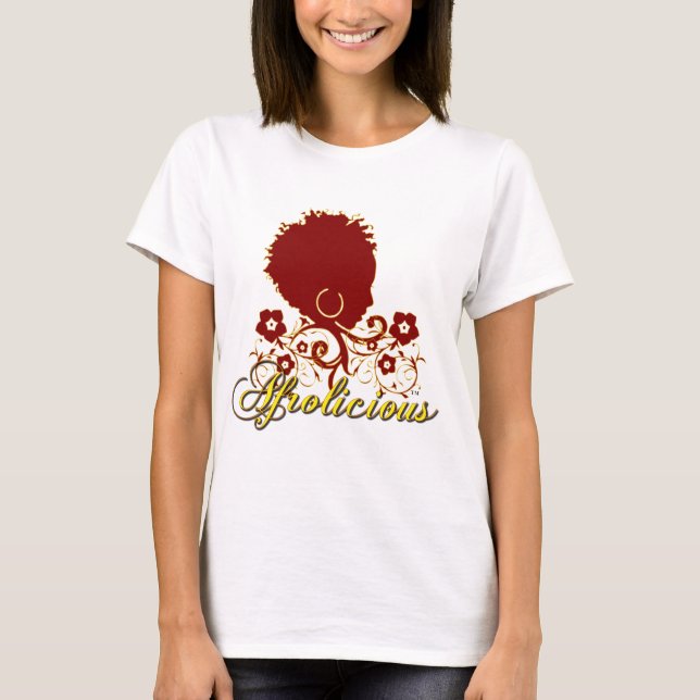 Camiseta Pelo natural: Afrolicious (Anverso)