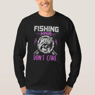 Camiseta Pelo Pesquero No Le Importa La Pesca