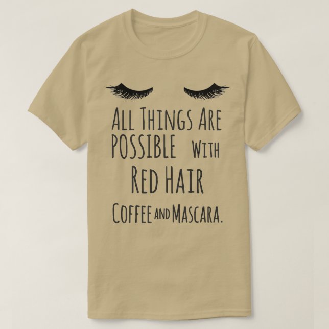 CAMISETA PELO ROJO Y CAFÉ (Diseño del anverso)