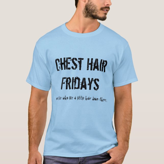Camiseta Pelo viernes del pecho (Anverso)