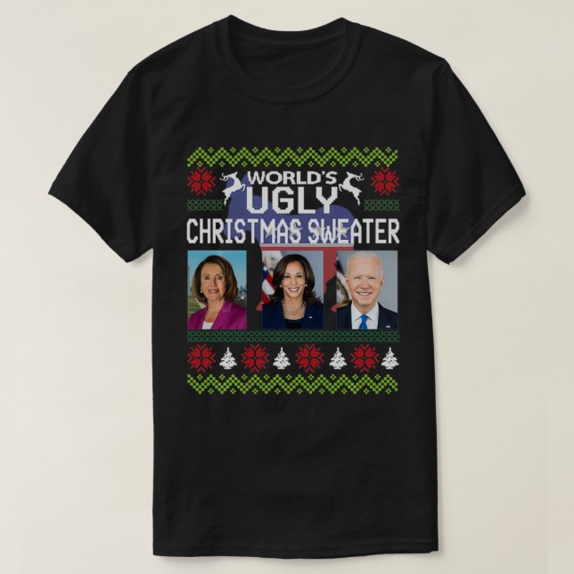 Camiseta Pelosi Kamala Joe Biden Navidades Swe (Diseño del anverso)