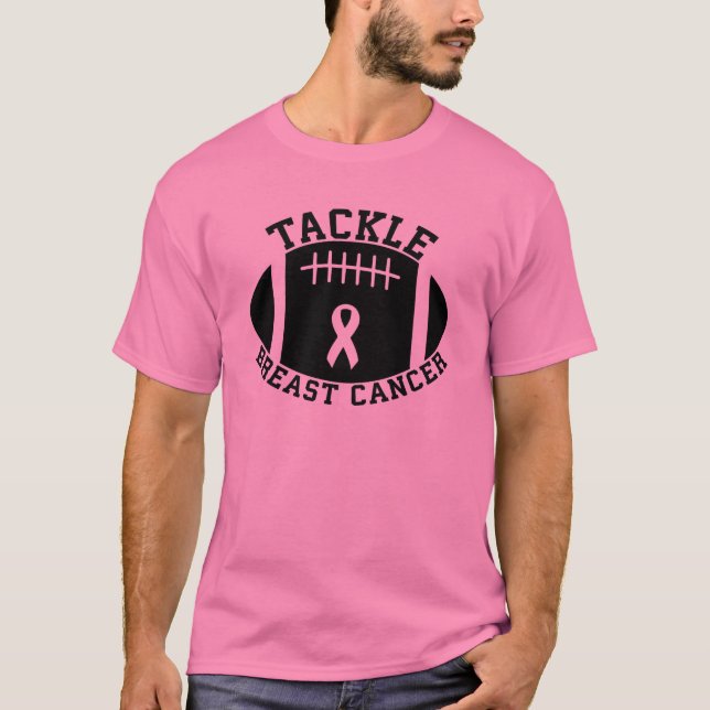 Camiseta Pelota de abordaje rosa, conciencia sobre el cánce (Anverso)