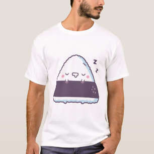Camiseta Pelota de arroz nigiri japonesa que duerme
