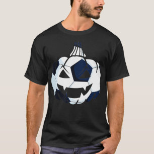 Camiseta Pelota de calabaza de fútbol disfraz deporte fácil