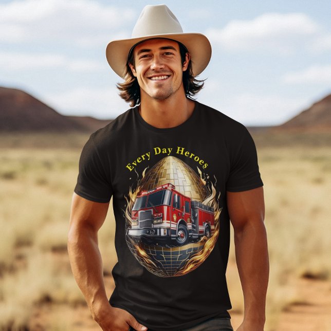 Camiseta Pelota de disco de Firetruck (Subido por el creador)