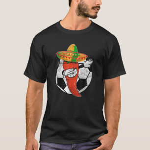 Camiseta Pelota de fútbol con hipnotizante hili mexicano
