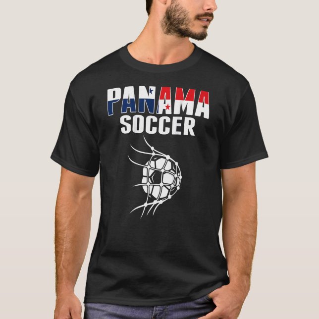 Camiseta Pelota De Fútbol En Panamá En La Noche De Fútbol D (Anverso)