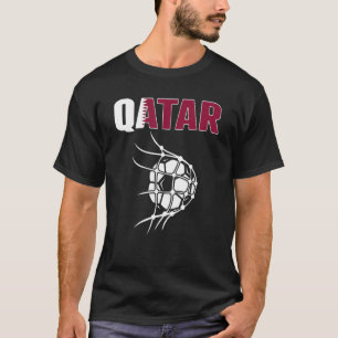Camiseta Pelota De Fútbol En Qatar En Apoyo A Los Objetivos