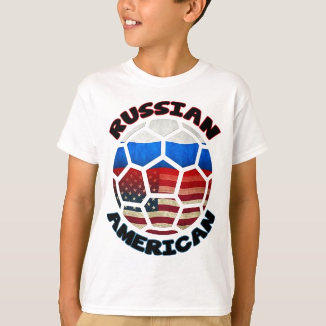 Camiseta Pelota de fútbol estadounidense rusa (Anverso)