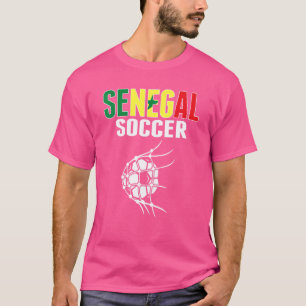 Camiseta Pelota De Fútbol Senegal En Su Neto Senegalés